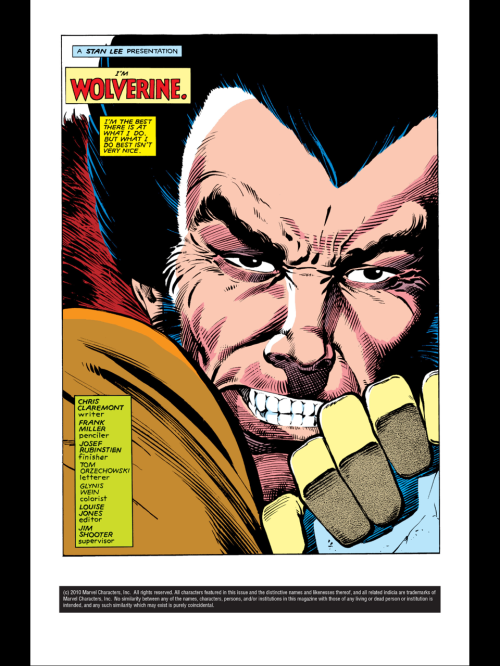 Wolverine page 1